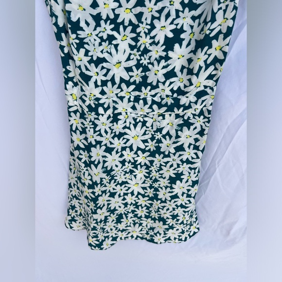 Zara Romper Daisy Skorts Dress Teal Green Womens XS - Picture 5 of 9
